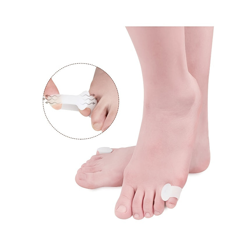 Gel Pinky Toe Separator for Overlapping Toes - Prevents Rubbing