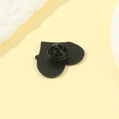 Rainbow Heart Enamel Brooch for Bags Jackets Hats Scarves Pants