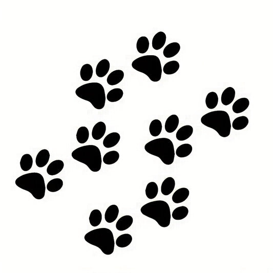 Cat Paw Print Sticker Boat Decal Dog Footprint Car Sticker