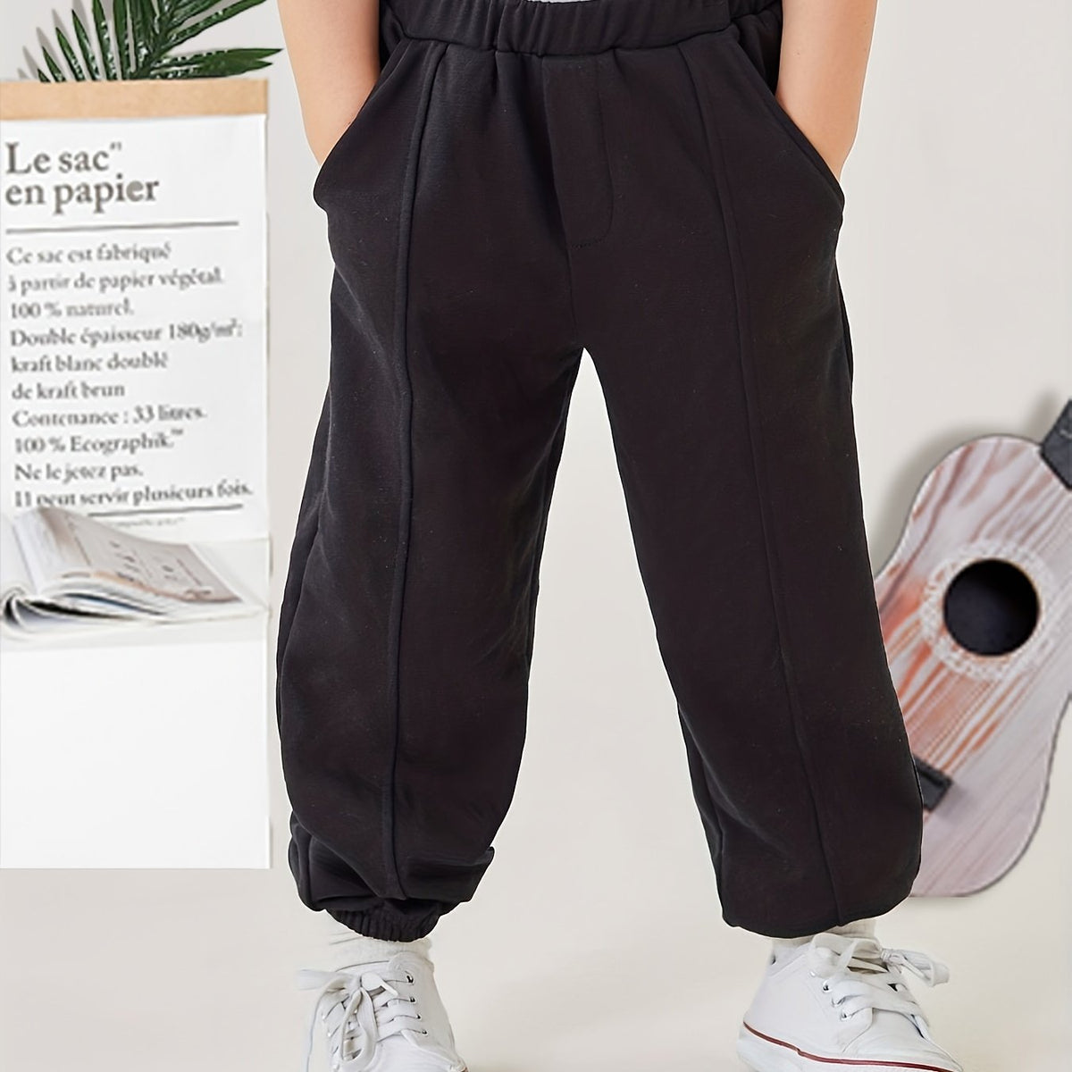 Boys Casual Elastic Waist Long Pants Spring Autumn Kids Clothing