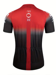 Stylish Gradient Cycling Jersey with Rear Pocket for Men & Women