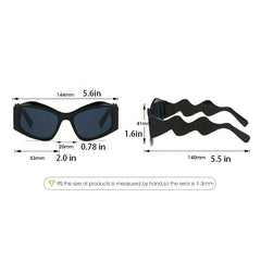 Y2K Irregular Sunglasses Funny Anti Glare UV400