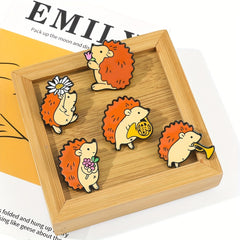 Animal Concert Hedgehog Brooch Metal Sense Costume Bag Accessories