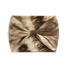 Tie Dye Hairband Thick Head Wrap Elastic Hair Accessory
