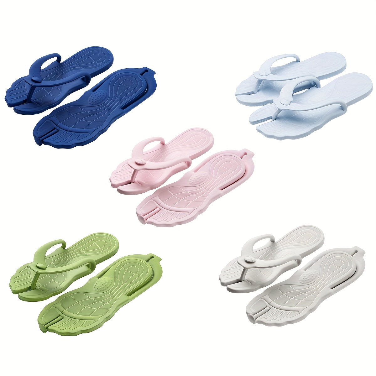 Women's Lightweight Slip-On Flip Flops for Summer