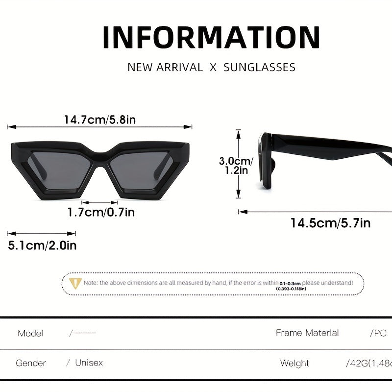 Cat Eye Sunglasses Hiphop Gradient Glasses UV400