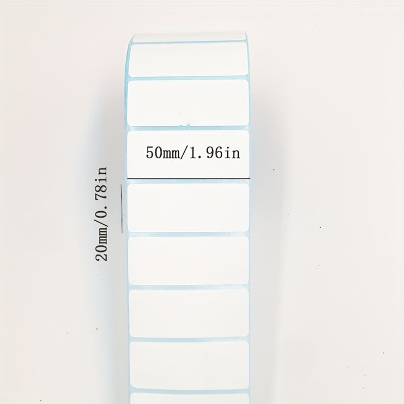 Blank Thermal Paper Labels 50 20 1200 Sheets Single Row Digital Printing Sticker