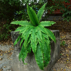 Artificial Boston Fern Bush 48Inch Faux Greenery Room Decor