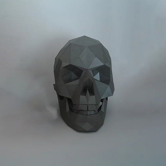 3D Skeleton Head Paper Model Medical Office Decoration
