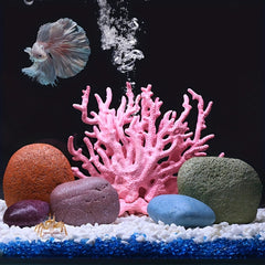 14pcs Artificial Corals & Plants for Vibrant Fish Tank