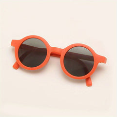 Kids Foldable Round Frame Sunglasses UV Protection