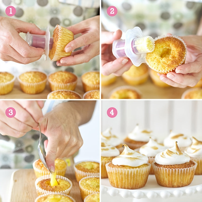 5pcs Cupcake Corer And Filler Reusable Cake Baking Tool
