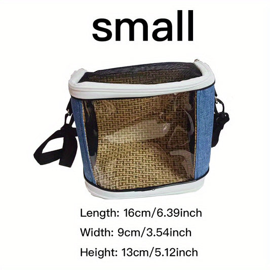 Portable Bird Carrier Bag for Travel Training Outings Lightweight Backpack