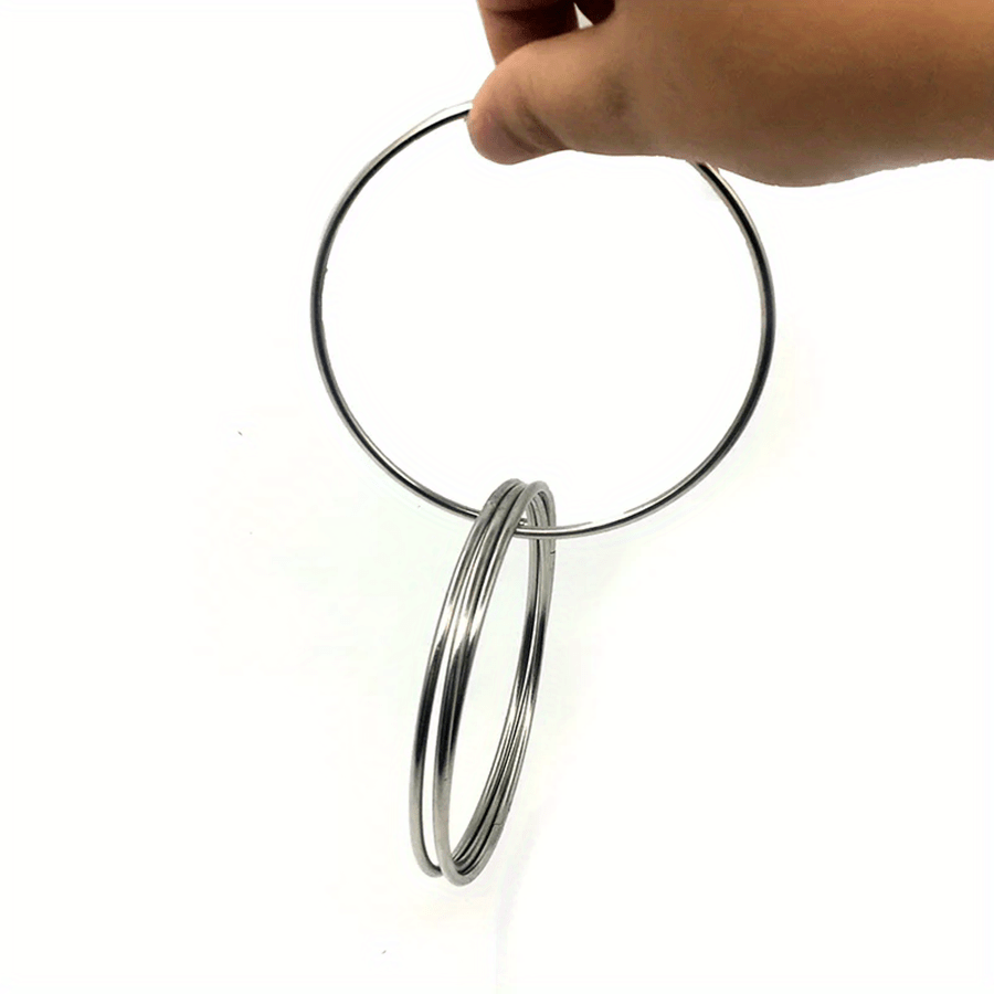 4pcs Magic Power Rings Sleight of Hand Magic Props for Stage