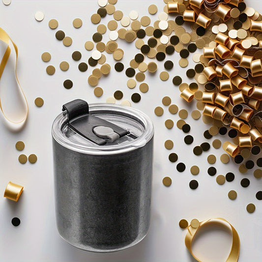 40oz Stainless Steel Water Cup with Lid, Snowflake Texture, Large Capacity