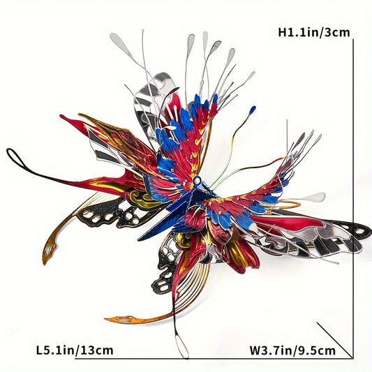 3D Metal Butterfly Mechanical Model Kit for Adults DIY Puzzle