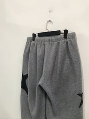  Star Print High Rise Wide Leg Sweatpants