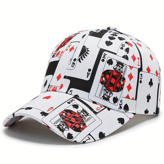 Boy's Playing Card Baseball Hat Cap Trucker Hat Hip Hop Baseball Cap