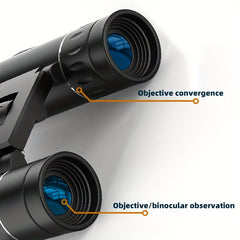 High Def 10x Magnification Binoculars Lightweight & Durable for Adults