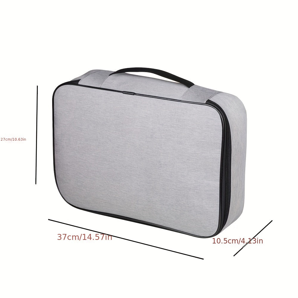 Double Layer Document Passport Bag with Lock