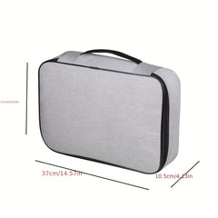 Double Layer Document Passport Bag with Lock