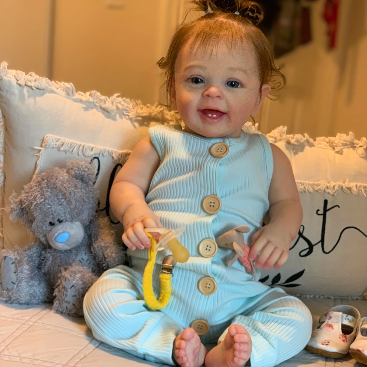 Hand Painted Baby Doll Soft Fabric Body - Perfect Gift for Kids