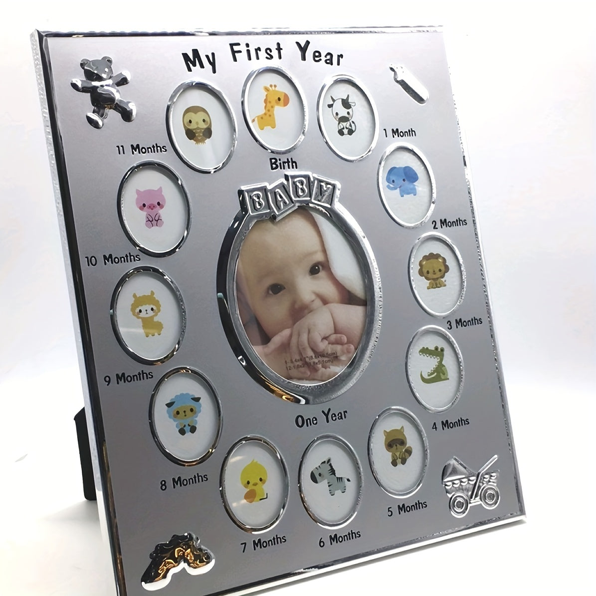 Baby's First Year Picture Frame Newborn Baby Growth Photo Frame