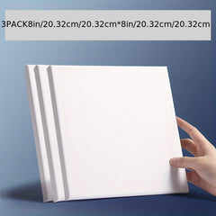3 Packs Stretched Canvas Assortment for Acrylic Painting