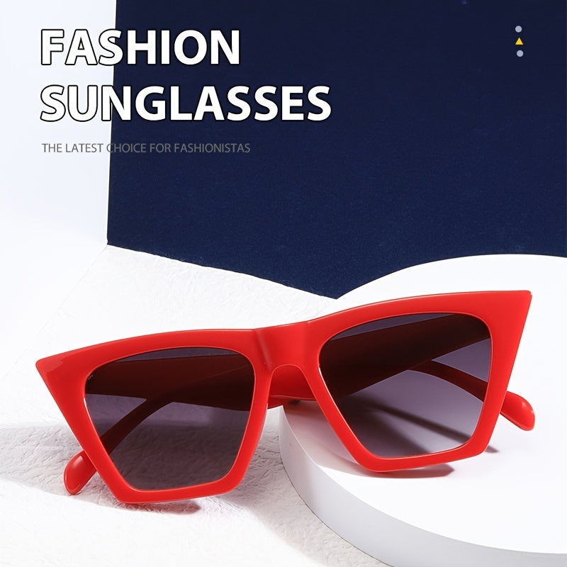 Square Vintage 90s Cat Eye Sunglasses