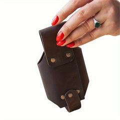 Faux Leather Beer Can Holder Belt for Men - Outdoor Festival Accessory