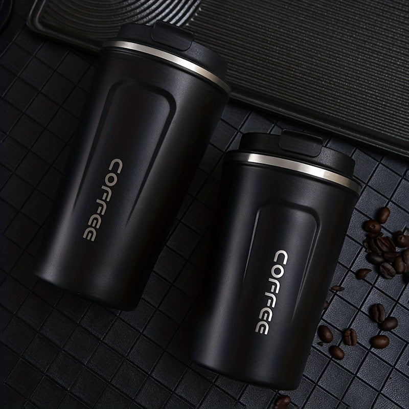 304 Stainless Steel Vacuum Coffee Cup 12.85oz Leakproof Insulation Tumbler