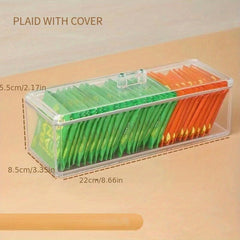 Acrylic Tea Bag Storage Box Transparent Organizer Holder Dustproof