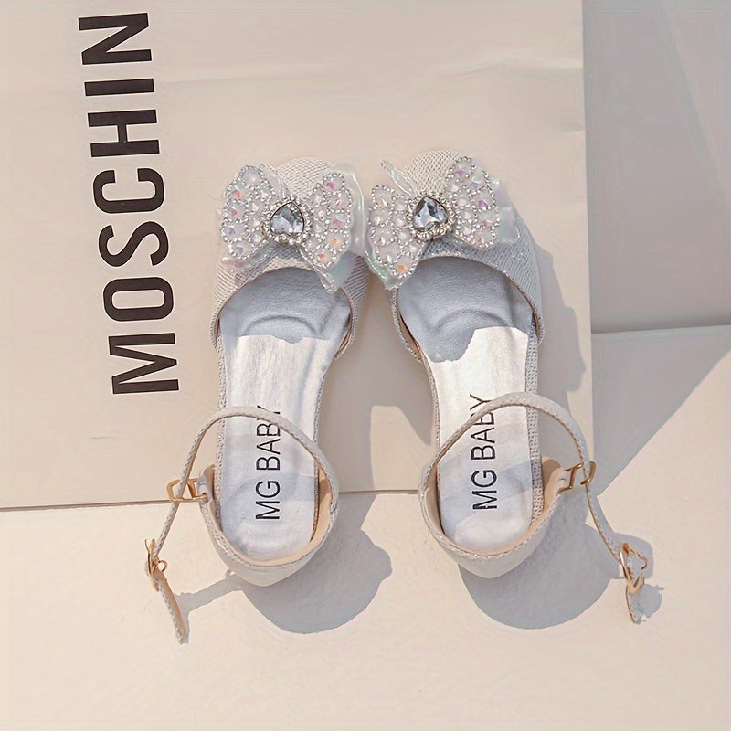 Girls Sandals Summer Kids Princess Shoes With Fancy Bow Ties