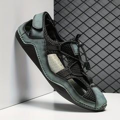 Men's Closed Toe Hiking Sandals Non Slip Outdoor Beach Shoes