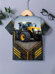 3D Print Truck T shirt For Boys - Summer Outdoor Fun