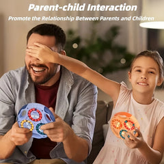 Brain Teaser Puzzle Ball for Ages 3 Double Sided Rotating Maze Educational Game