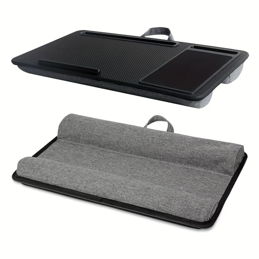 17" Laptop Lap Desk with Tablet & Phone Slot