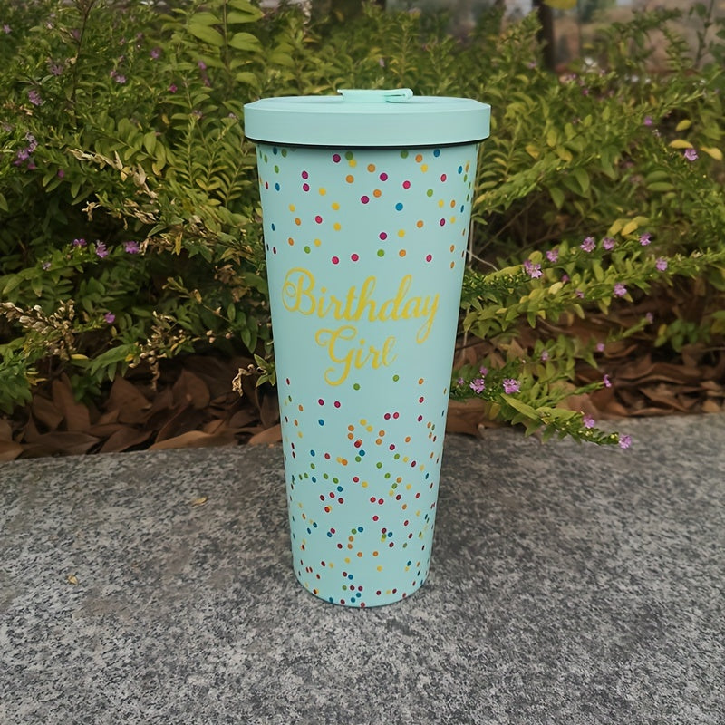 30oz Stainless Steel Vacuum Insulated Cup with Straw