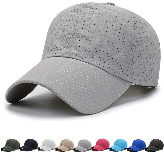 Quick Drying Outdoor Sun Hat Adjustable Baseball Cap for Men Women