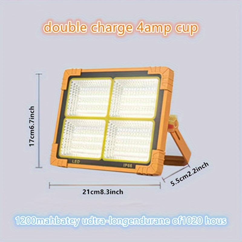 Portable Emergency Lights Alarm Lights Solar Home Charging High Brightness