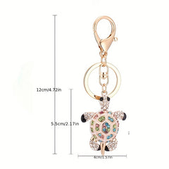 Men's Turtle Car Aluminum Keychain Pendant Decoration