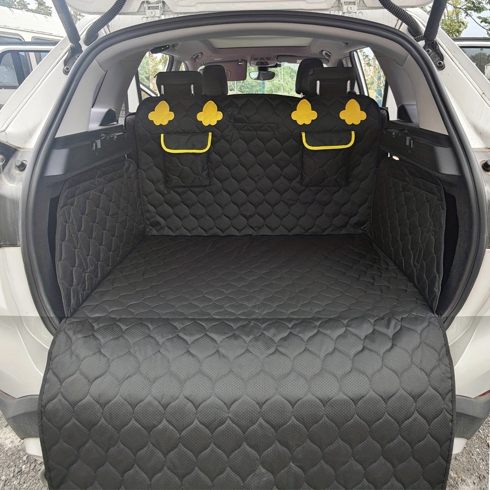 Waterproof Car Pet Mat Trunk Mat with Small Pocket