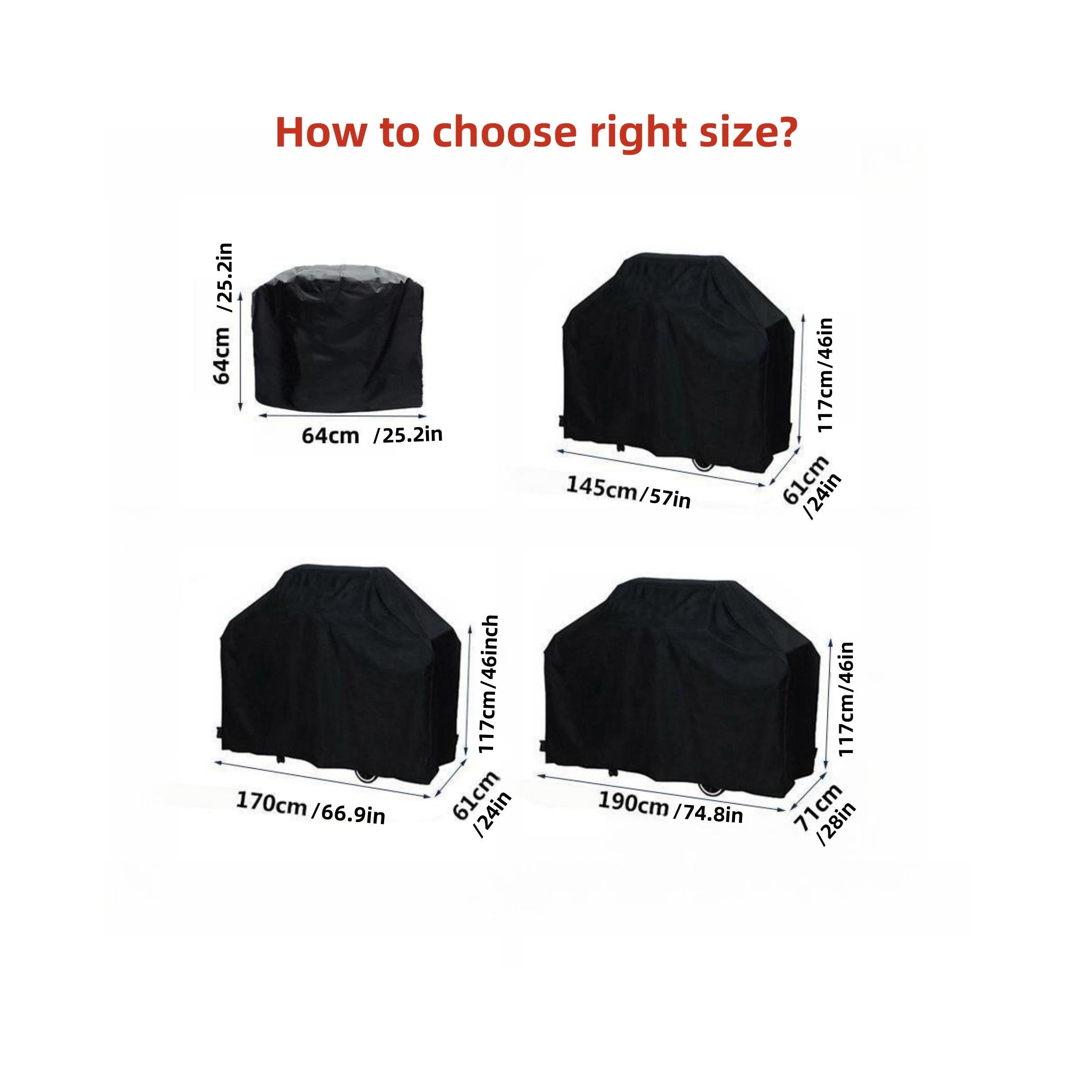 Waterproof Outdoor BBQ Cover - Protect Your Grill & Furniture