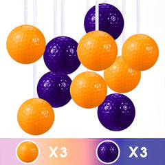 16 Pack Replacement Balls for Toss Game Set Purple Yellow