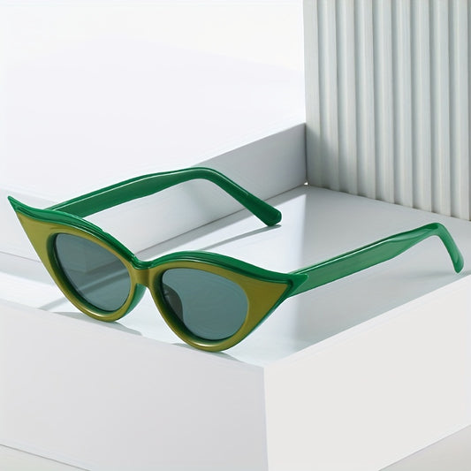Y2K Cat Eye Sunglasses UV400 Sun Shades Decorative Glasses