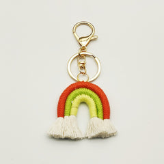 Colorful Rainbow Keychain for Summer Style