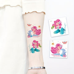 Mermaid Waterproof Temporary Tattoos - Set of 20 Sheets