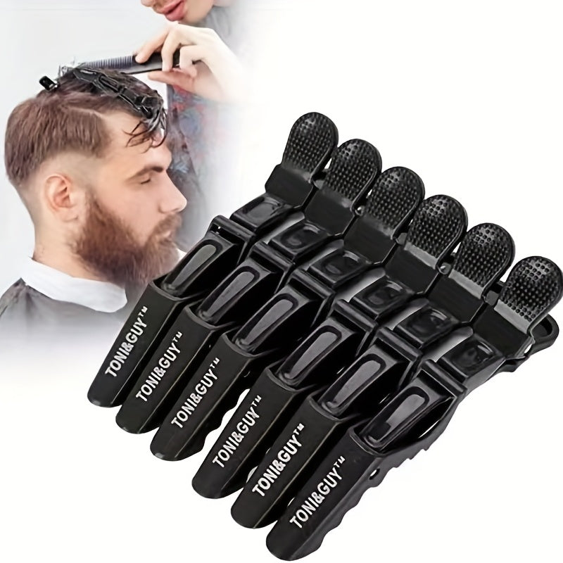 6pcs Matte Hair Sectioning Clip Clamp Hair Grip Hairdressing Salon Tool