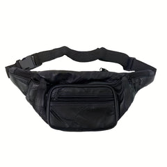 Men's Leather Crossbody Bag Waist Bag Fanny Pack