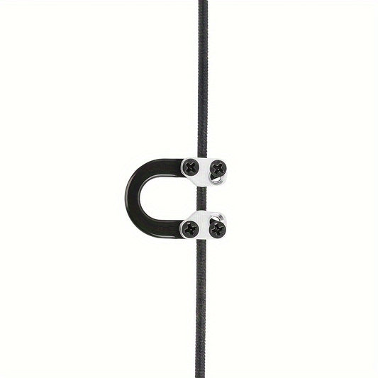 Metal D Loop Bow String Peepsight Dovetail Mount